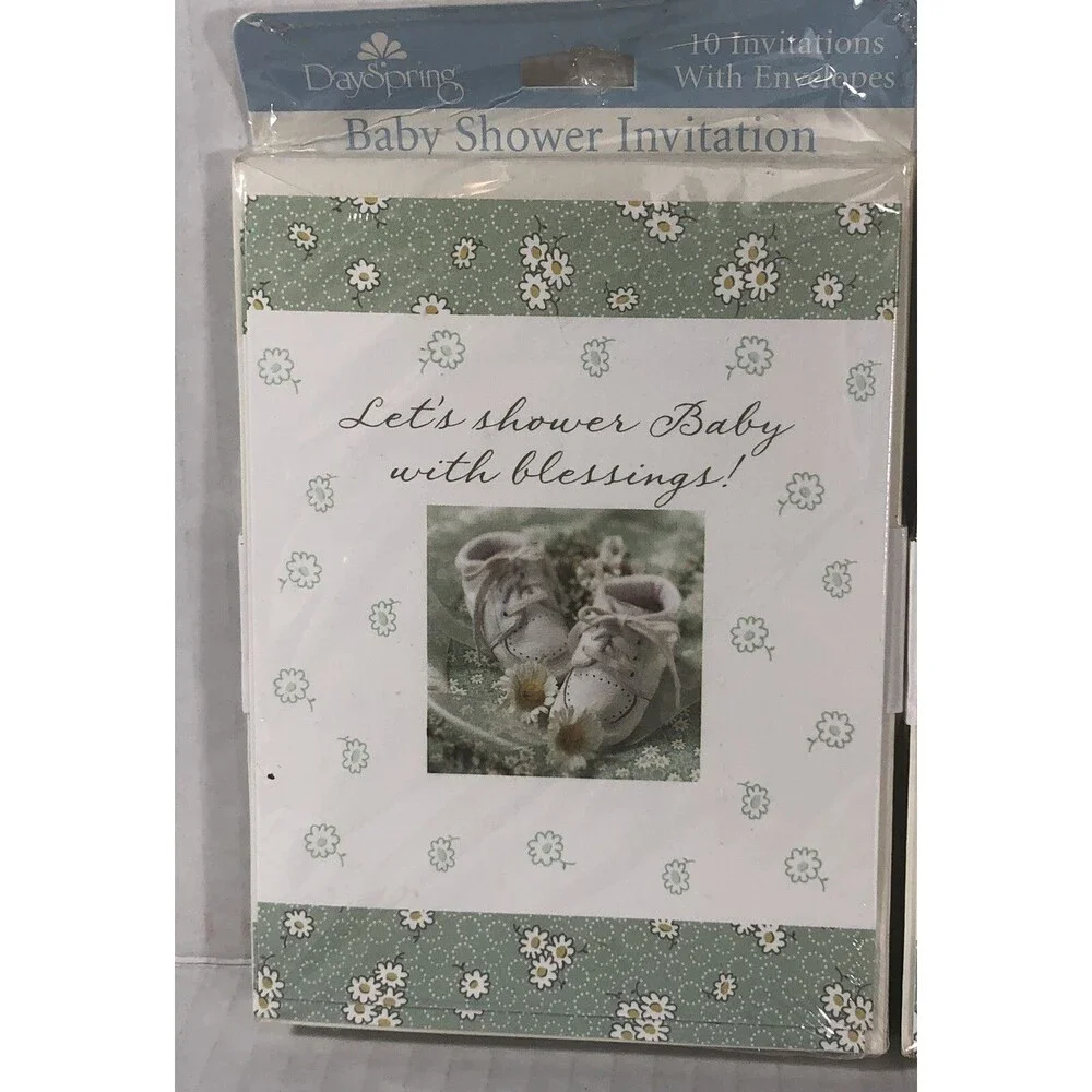 Dayspring ￼Baby Shower Party Invitations Fill-In Set of 30 Envelopes Scripture